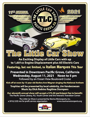 2021 The Little Car Show Poster